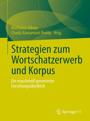cover image of Strategien zum Wortschatzerwerb und Korpus